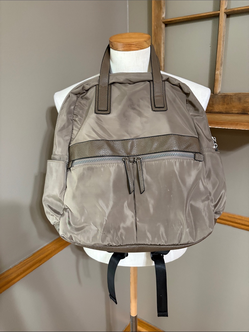 Seven days lifestyle dreams taupe travel laptop backpack